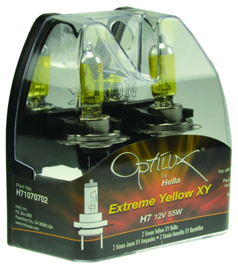 Hella Optilux H7 12V/55W XY Xenon Yellow Bulb - H71070702