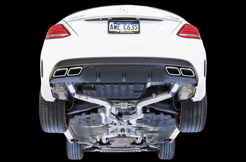 AWE Tuning Mercedes-Benz W205 AMG C63/S Sedan Track Edition Exhaust - 3020-31014