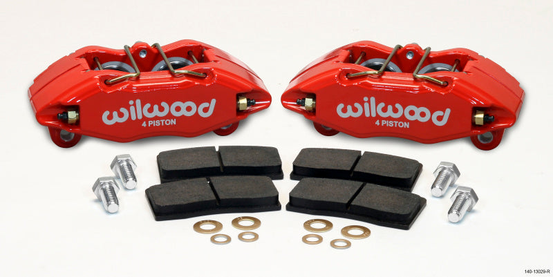 Wilwood DPHA Front Caliper & Pad Kit Red Honda / - 140-13029-R