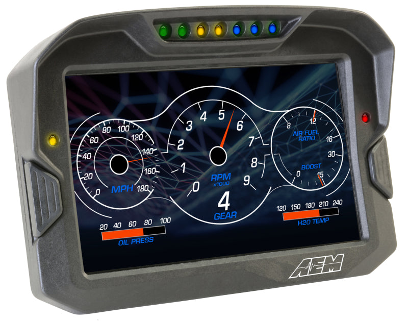 AEM CD-7 Non Logging Race Dash Carbon Fiber Digital Display - 30-5700