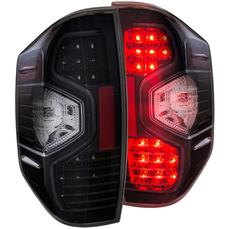 ANZO 2014-2015 Toyota Tundra LED Taillights Black - 311233