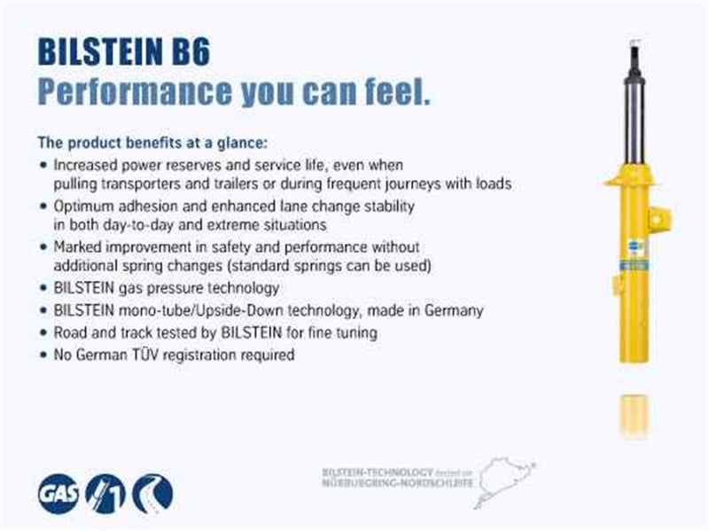 Bilstein B6 (HD) Monotube Shock Absorber Monaco Motorhome - 24-187329