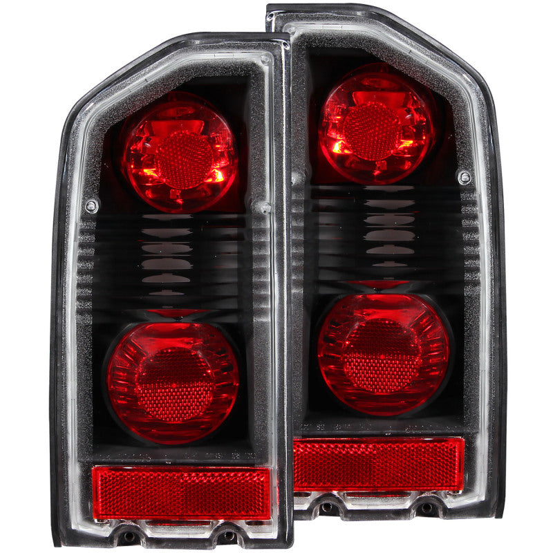 ANZO 1988-1998 Suzuki Vitara Taillights Black - 211134