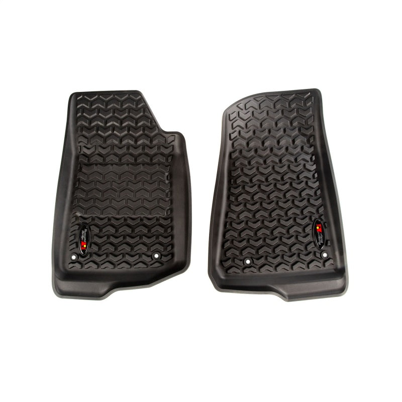 Rugged Ridge Floor Liner Kit Black F/R 18-20 Jeep Wrangler - 12987.43