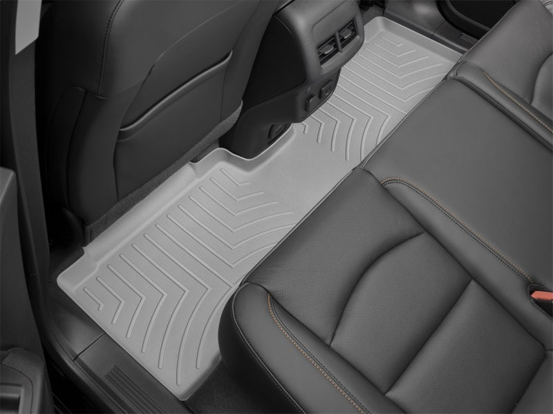 WeatherTech 2018+ Lincoln Navigator Rear FloorLiner - Grey (Vehicles w/2nd - 4612958