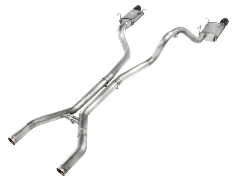 aFe MACHForce XP Cat-Back Exhaust 3in SS w/ Black Tips - 49-43049-B