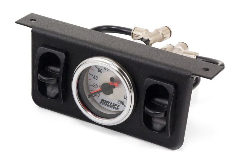 Air Lift Dual Needle Gauge With Two Paddle Switches- 200 - 26229