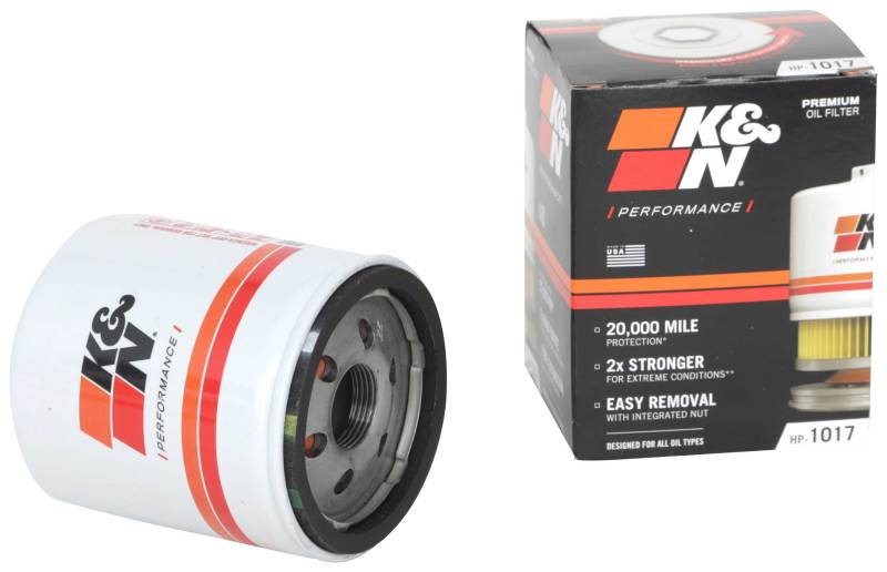 K&N 3.74inch / 2.98 OD Performance Gold Oil Filter - HP-1017