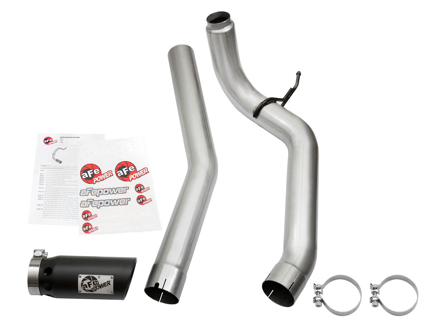 aFe ATLAS Exhaust 4in DPF-Back AL Nissan Titan XD 2016 - 49-06113-B