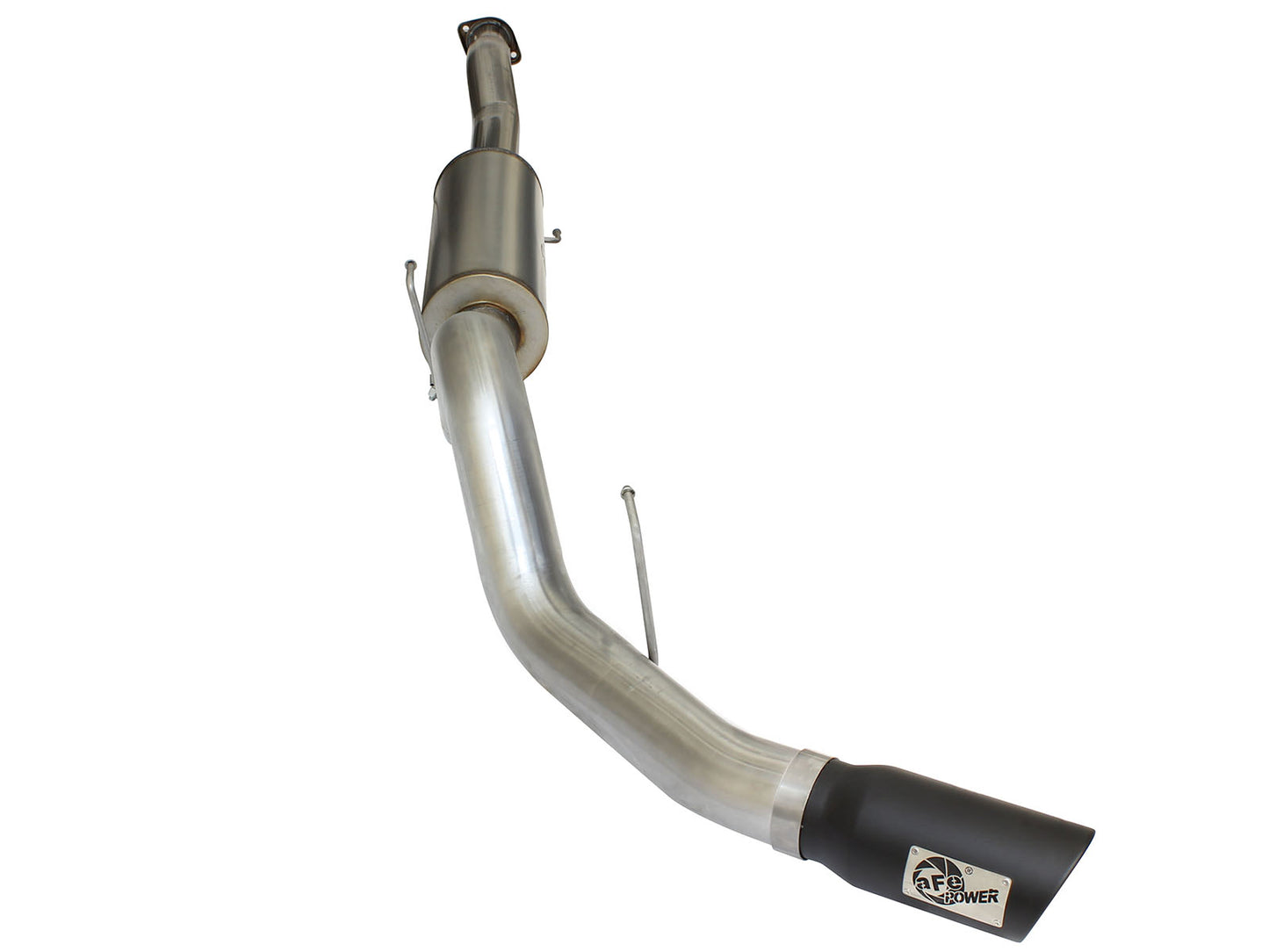 aFe MACHForce XP SS Exhaust 4in Cat-Back w/ Black Tip - 49-43069-B