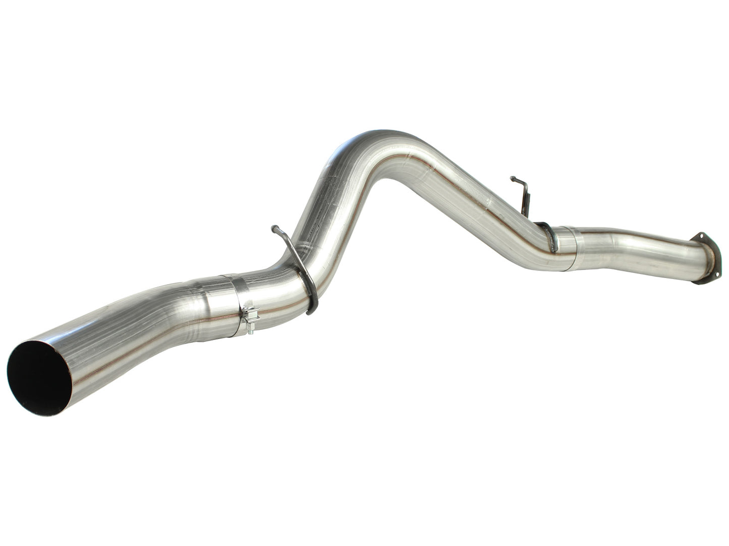 aFe MACHForce XP Exhaust 5in DPF-Stainless, GM Diesel Trucks 07.5-10 - 49-44040