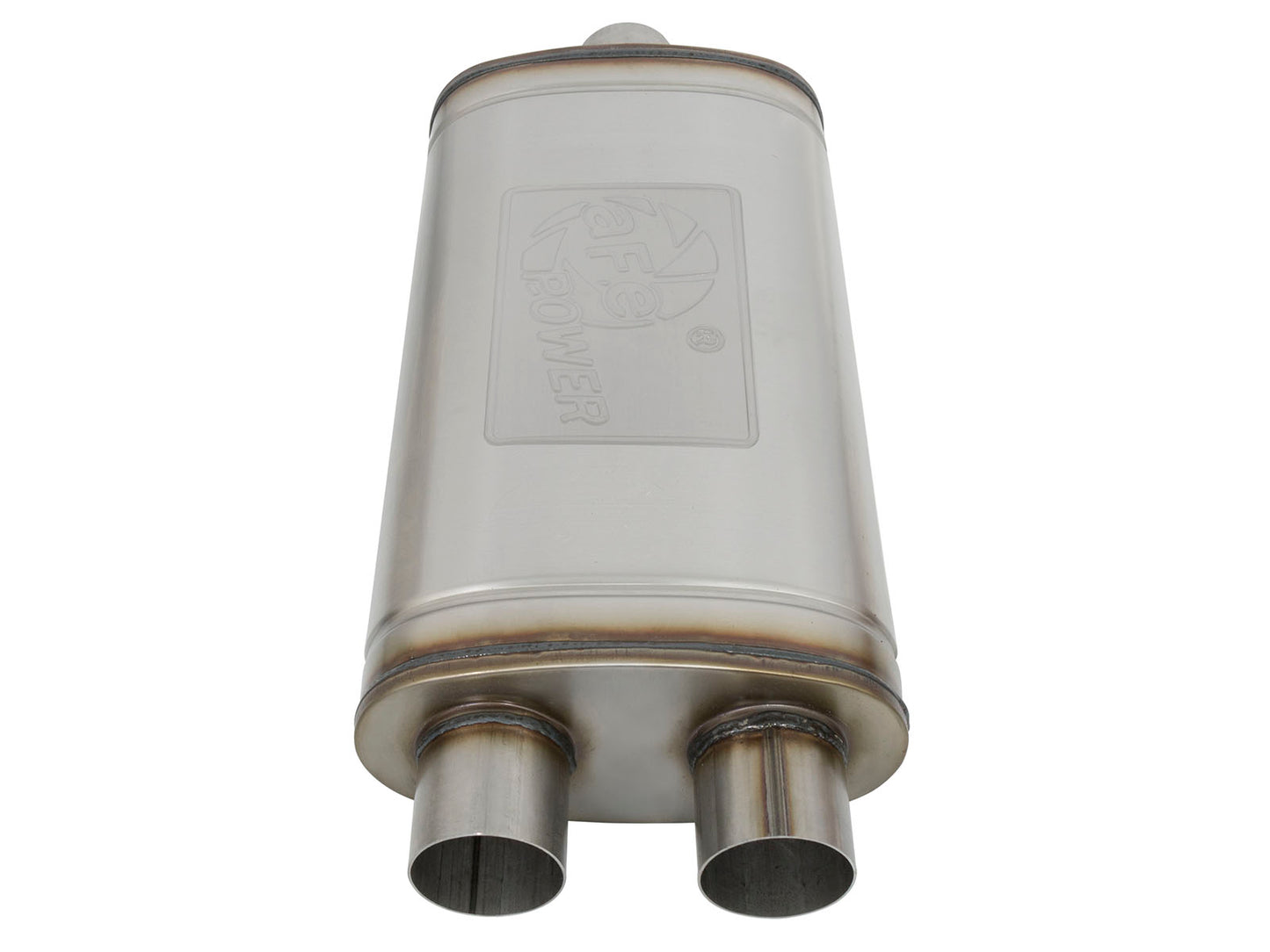 aFe MACHForce XP SS Muffler 3in Center Inlet / 3in - 49M00015