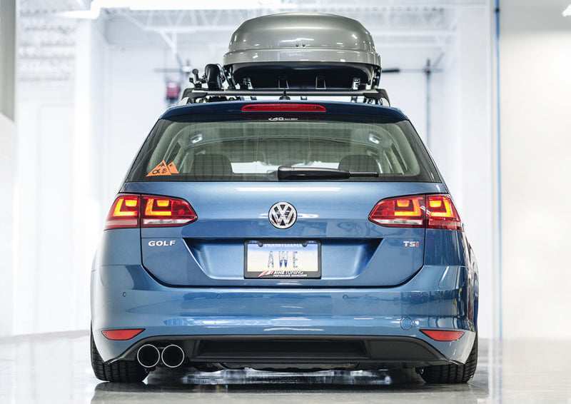 AWE Tuning VW MK7 Golf SportWagen Touring Edition Exhaust w/Chrome - 3015-22048