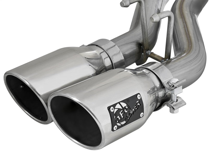 aFe Rebel Series 2.5in SS Cat-Back Exhaust w/ Polished Tip - 49-48054-P