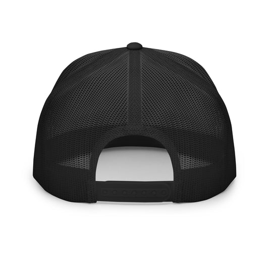 throtl International Parts Supply Short Black Trucker Hat