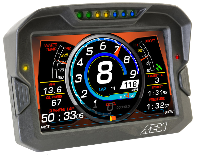 AEM CD-7 Non Logging Race Dash Carbon Fiber Digital Display - 30-5700