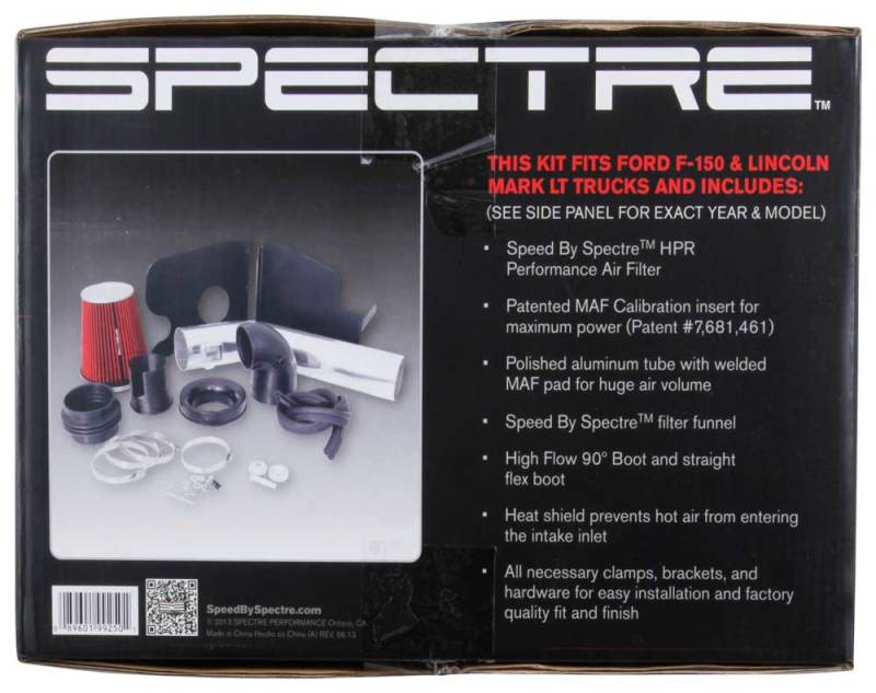 Spectre 04-08 Ford F150 V8-5.4L F/I Air Intake Kit - - 9925