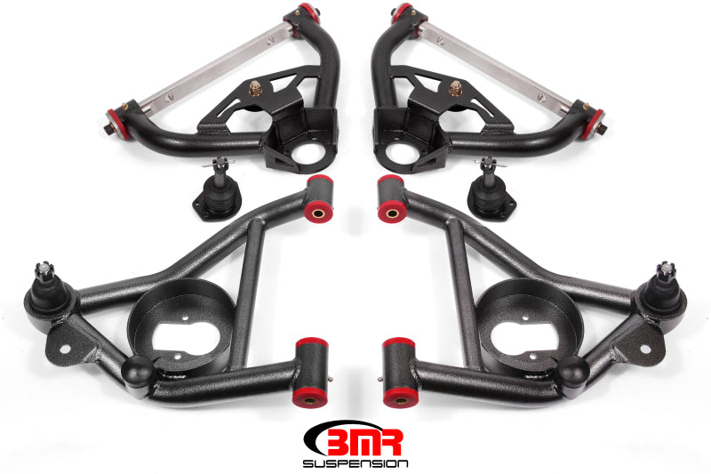 BMR 78-87 G-Body Upper And Lower A-Arm Kit - Black - AA030H