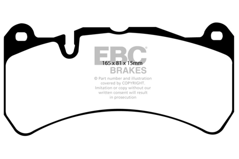 EBC Yellowstuff Brake Pad Sets (Fronts Only) - DP41591R