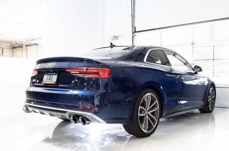 AWE Tuning Audi B9 S4 Touring Edition Exhaust - Non-Resonated - 3010-42056