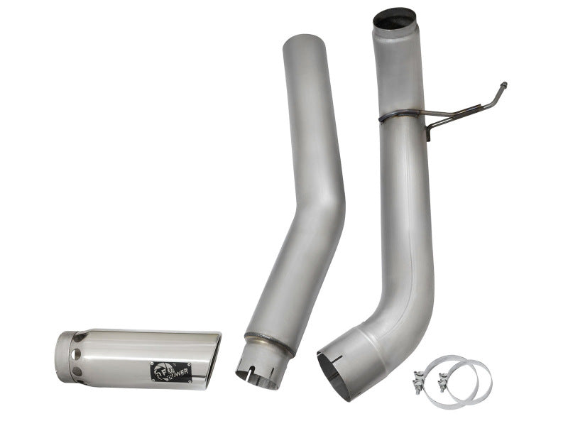 aFe Atlas Exhaust 5in DPF-Back Exhaust Aluminized Steel 2016 Nissan - 49-06112-P