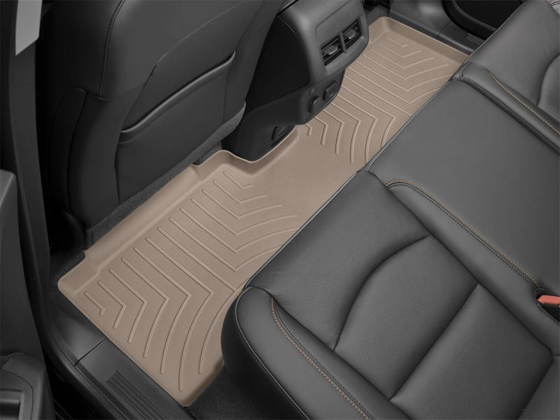 WeatherTech 2018+ Lincoln Navigator Rear FloorLiner - Tan (Fits w/2nd - 4512958