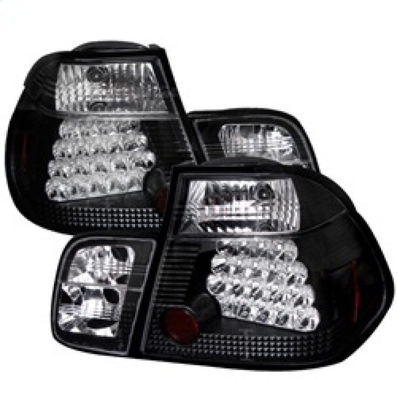 Spyder BMW E46 3-Series 99-01 4Dr LED Tail Lights Black - 5000736