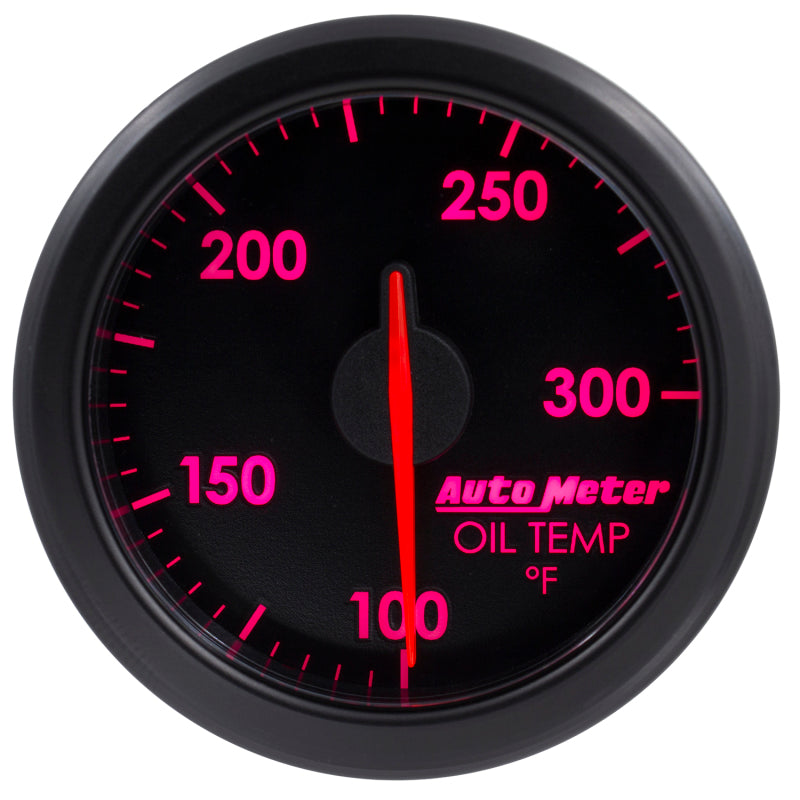 Autometer Airdrive 2-1/6in Oil Temp Gauge 100-300 Degrees F - - 9140-T