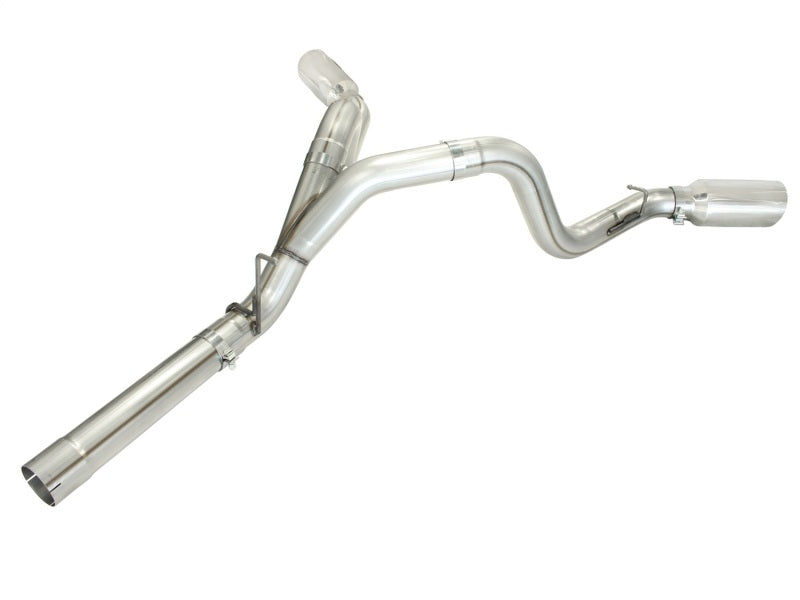 aFe MachForce XP Exhaust 4inch DP-Back All SS 2011-14 GM - 49-44043-P