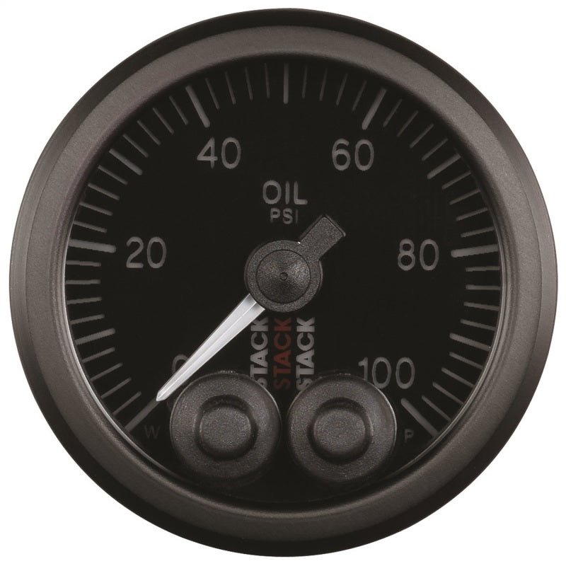 Autometer Stack Instruments Pro Control 52mm 0-100 PSI Oil Pressure - ST3502