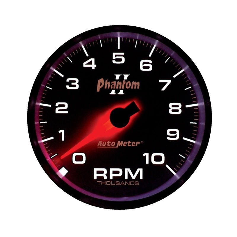 Autometer Phantom II 3-3/8in 10000 RPM In-Dash Tachometer - 7597