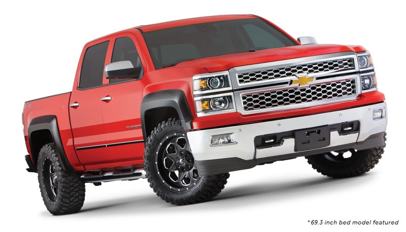 Bushwacker 15-18 Chevy Silverado 2500 HD Fleetside Extend-A-Fender Style Flares - 40964-02