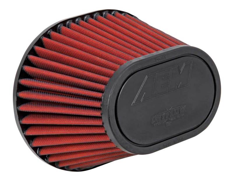 AEM Dryflow Air Filter - 3.5in FLG / 8-1/2in L - 21-2148DK