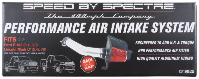 Spectre 04-08 Ford F150 V8-5.4L F/I Air Intake Kit - - 9925