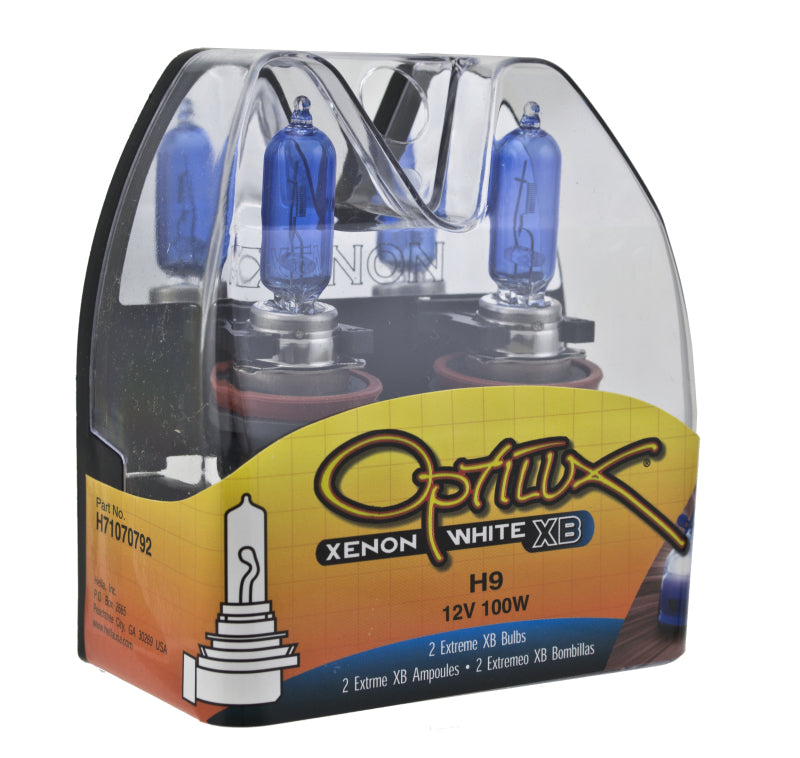 Hella Optilux H9 12V/100W XB Xenon White Bulb (pair) - H71070792