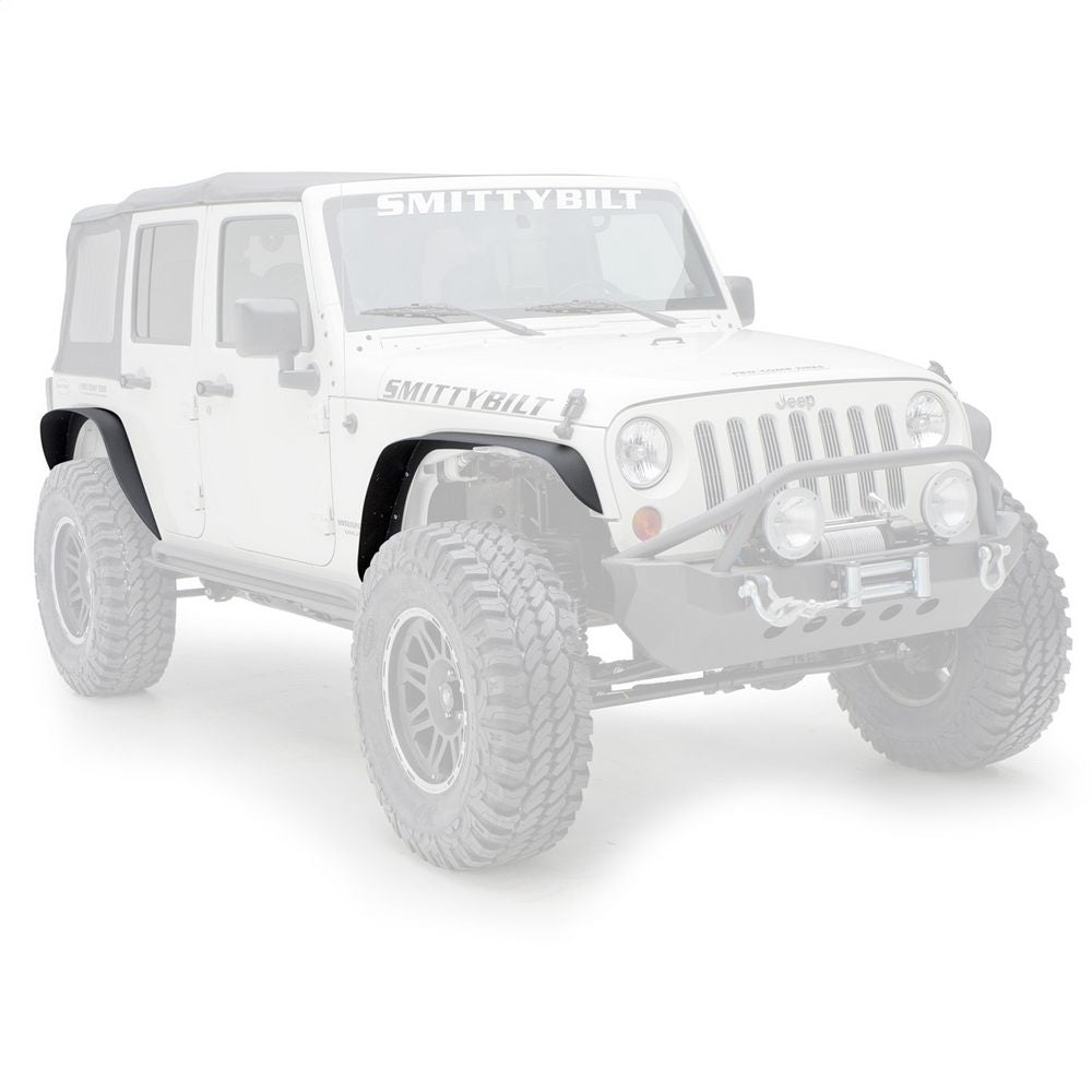 Smittybilt XRC Fender Flares Set Of 4 Black Textu