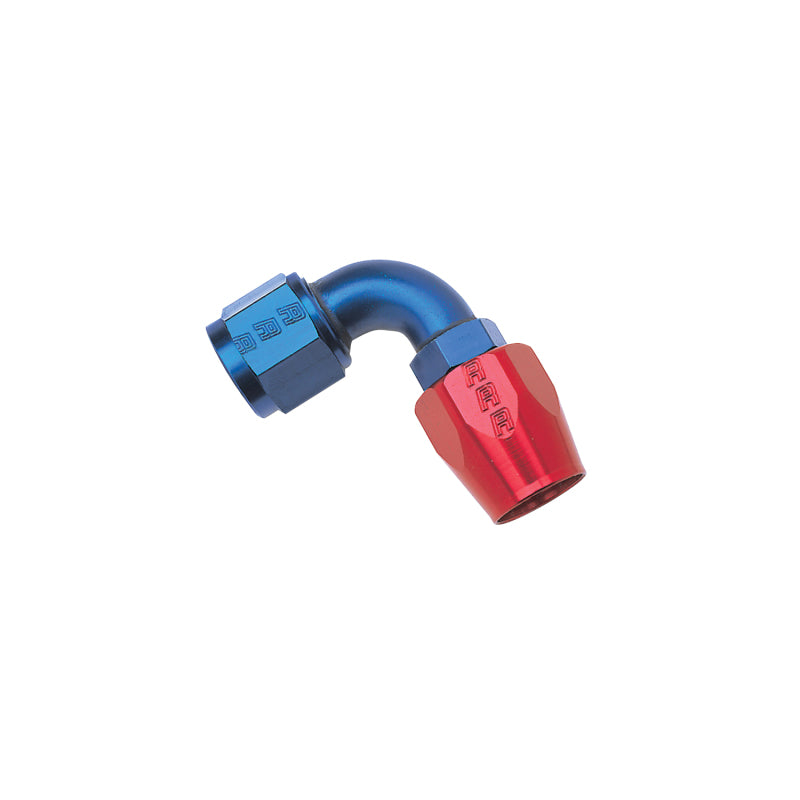 Russell Performance -20 AN Red/Blue 90 Degree Full Flow Hose - 610210