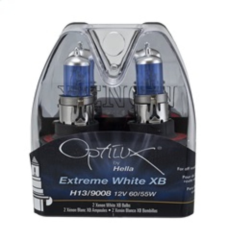 Hella Optilux H13/9008 12V 60/55W XB Xenon White Bulbs (Pair) - H71071272