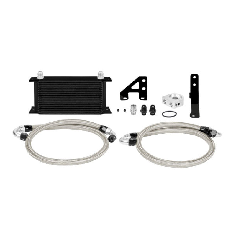 Mishimoto 15 Subaru STI Oil Cooler Kit - Silver - MMOC-STI-15