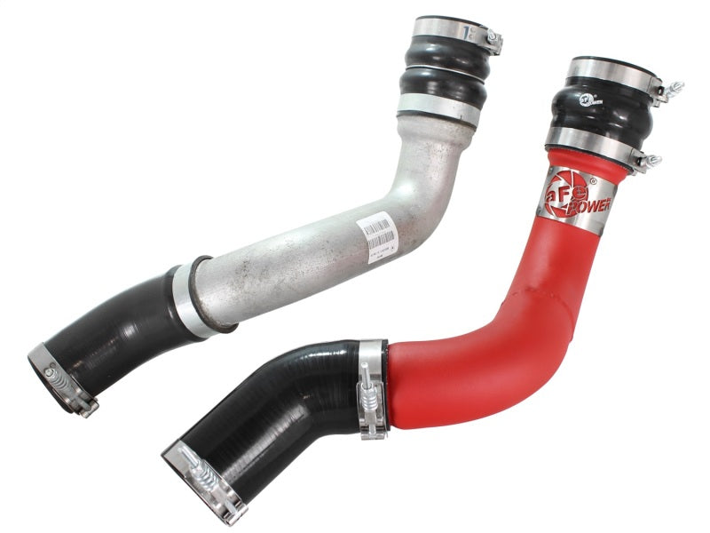 aFe BladeRunner 3in Red Intercooler Tubes Hot & Cold Side - 46-20134-R