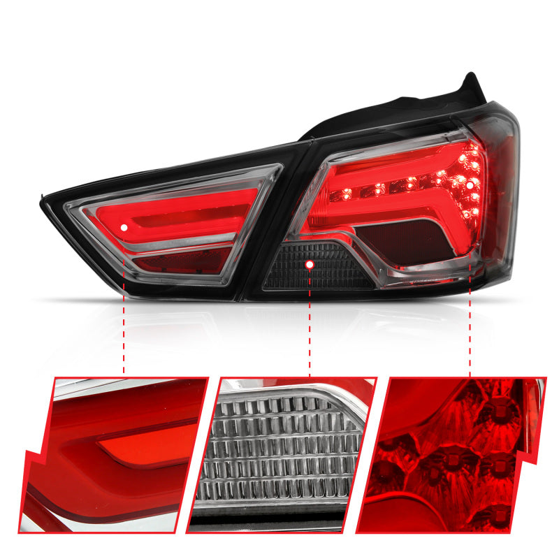 ANZO 14-18 Chevrolet Impala LED Taillights Smoke - 321345