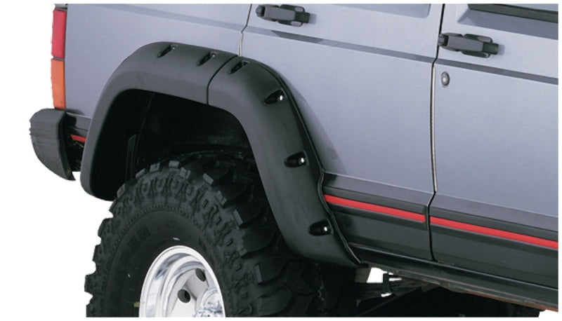 Bushwacker 84-01 Jeep Cherokee Cutout Style Flares 2pc Fits 4-Door - 10036-07