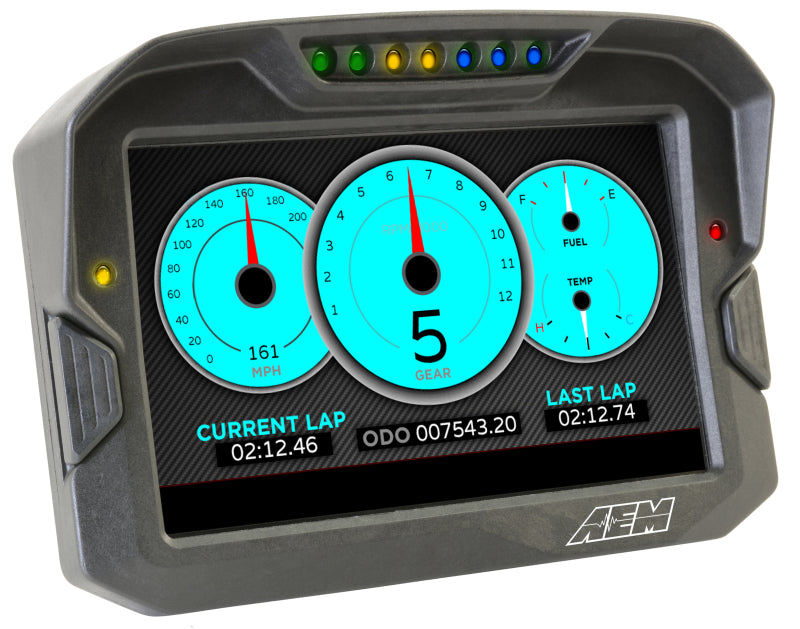 AEM CD-7 Non Logging Race Dash Carbon Fiber Digital Display - 30-5700