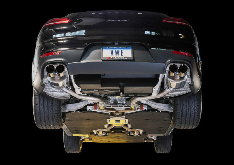 AWE Tuning Panamera 2/4 Touring Edition Exhaust (2011-2013) - w/Chrome - 3015-42060