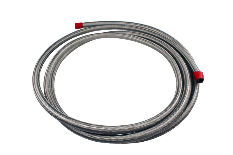 Aeromotive SS Braided Fuel Hose - AN-08 x 12ft - 15706