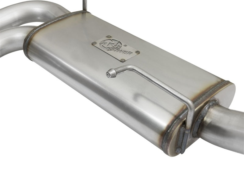 aFe Rebel Series CB Middle-Side Exit SS Exhaust w/ Black - 49-44070-B