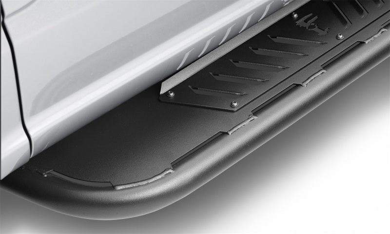 N-FAB 15-21 Ford F-150 Roan Running Boards - Textured Black - NBF15CC-TX