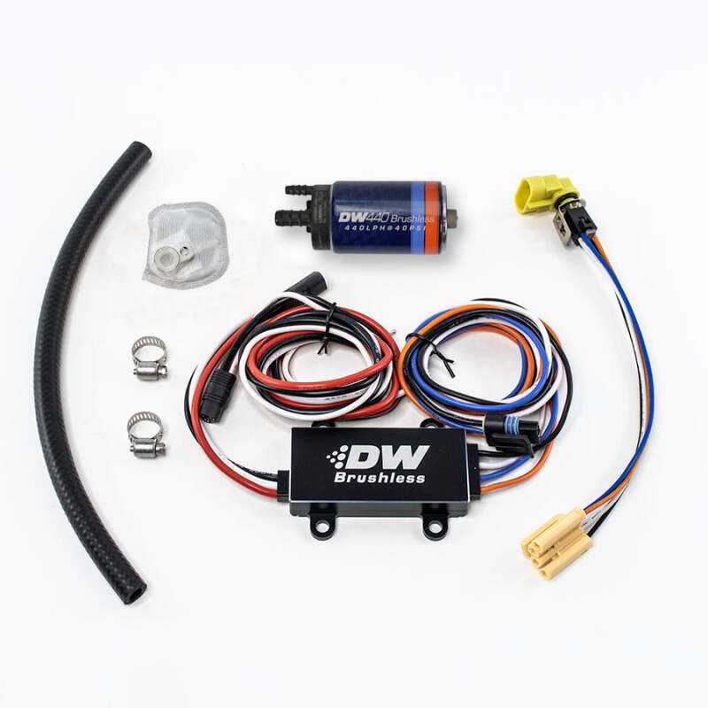 DeatschWerks DW440 440lph Brushless Fuel Pump w/ PWM Controller - 9-441-C103-0900