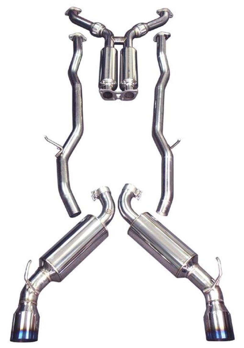 Injen 09-20 Nissan 370Z Dual 60mm SS Cat-Back Exhaust w/ - SES1989TT