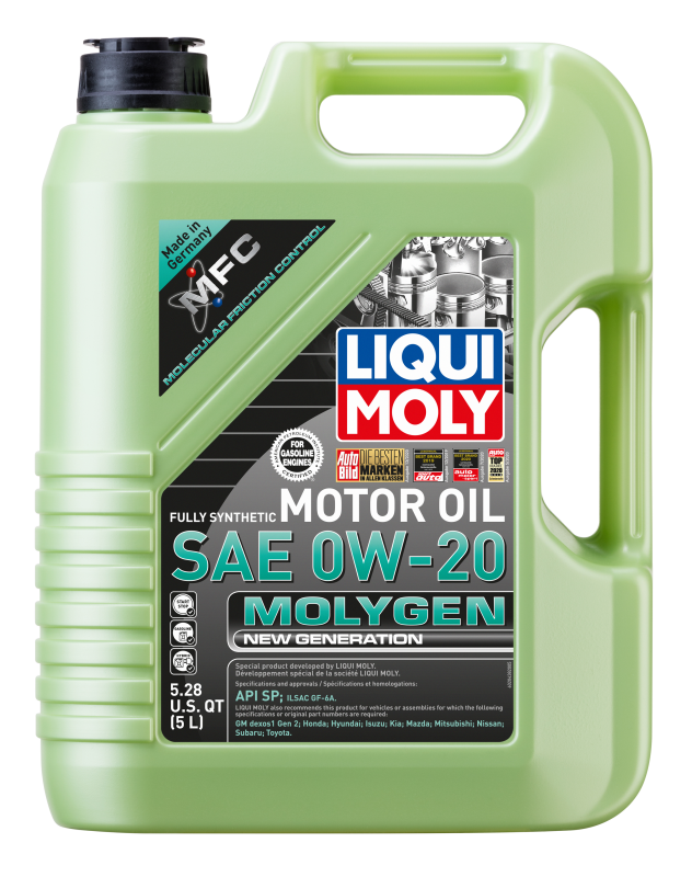 LIQUI MOLY 5L Molygen New Generation Motor Oil SAE 0W20 - 20438